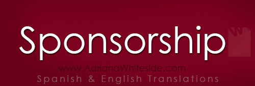 Sponsorship documents - translations