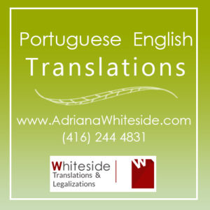 Portuguese English translations - Toronto