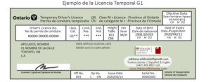 Licencia Temporal G1 - Toronto