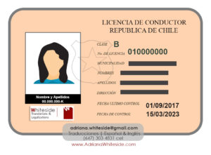 Driver's Licence - Chile