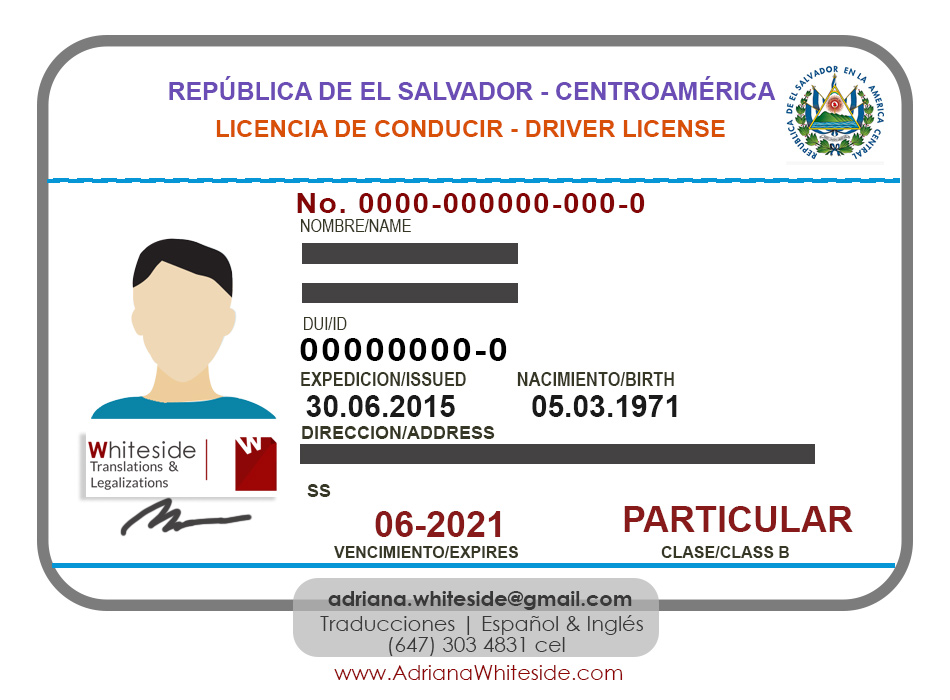 Licencia de Conducir de El Salvador