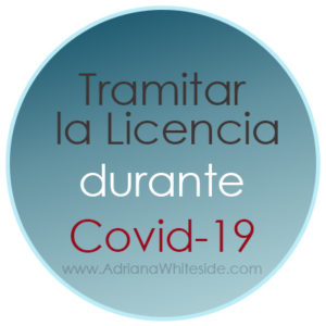Licencia de Conducir durante Covid-19