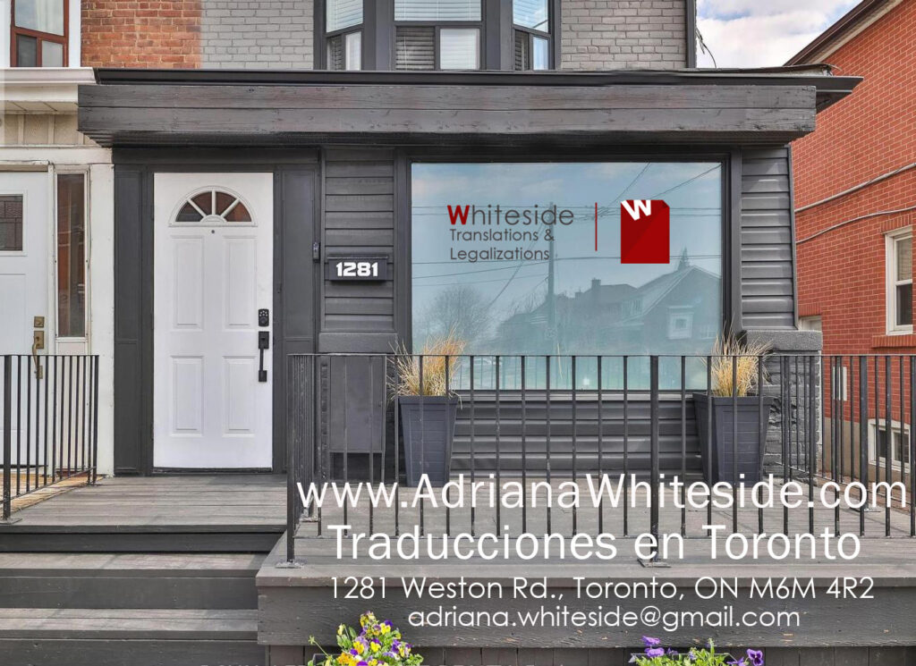 Whiteside Translations and Legalizations