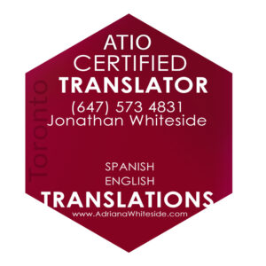 ATIO certified tranlator in Toronto