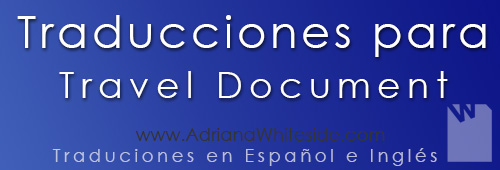 Travel Document - traduccion
