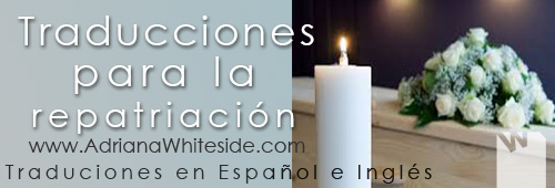 Repatriación de cuerpos y restos