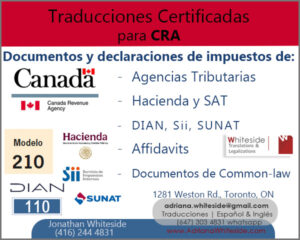 Traducciones para CRA